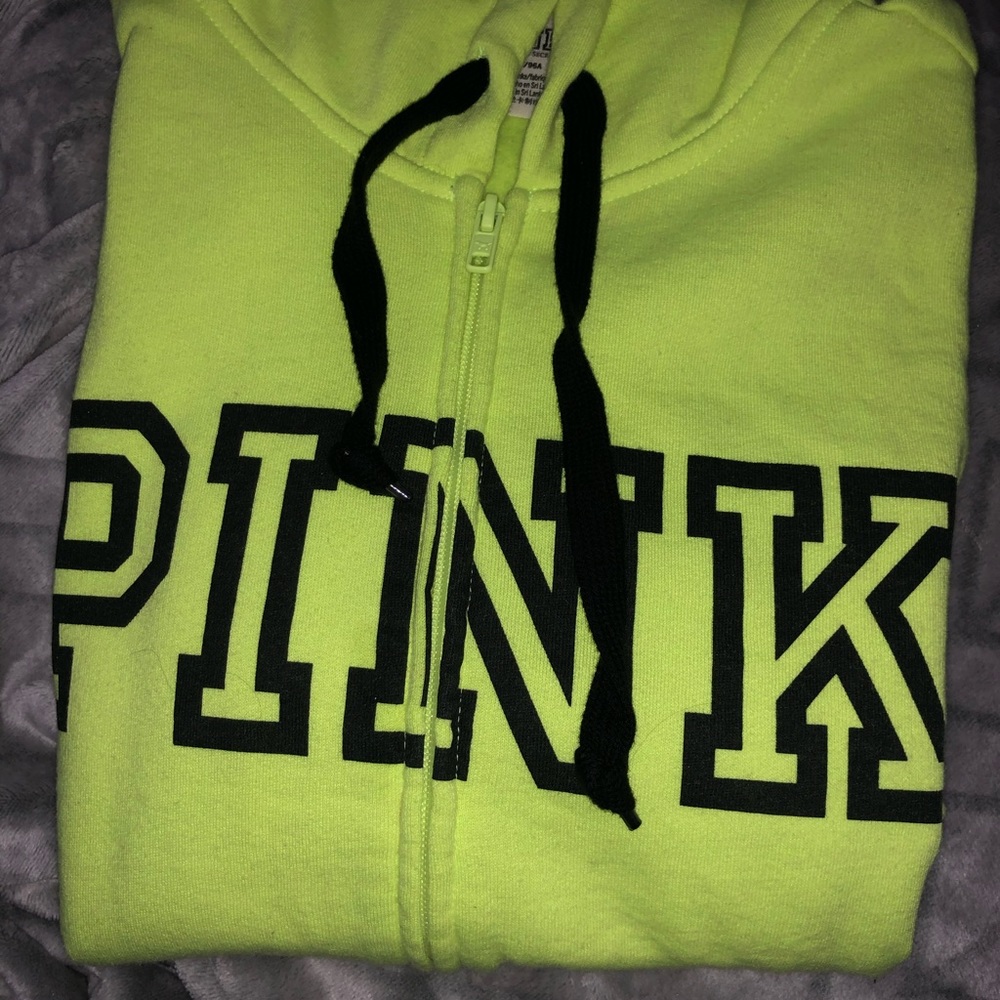 VS PINK Neon hoodie